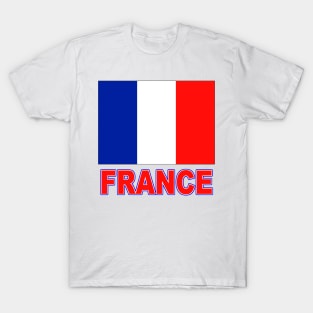 The Pride of France - French Flag Design T-Shirt